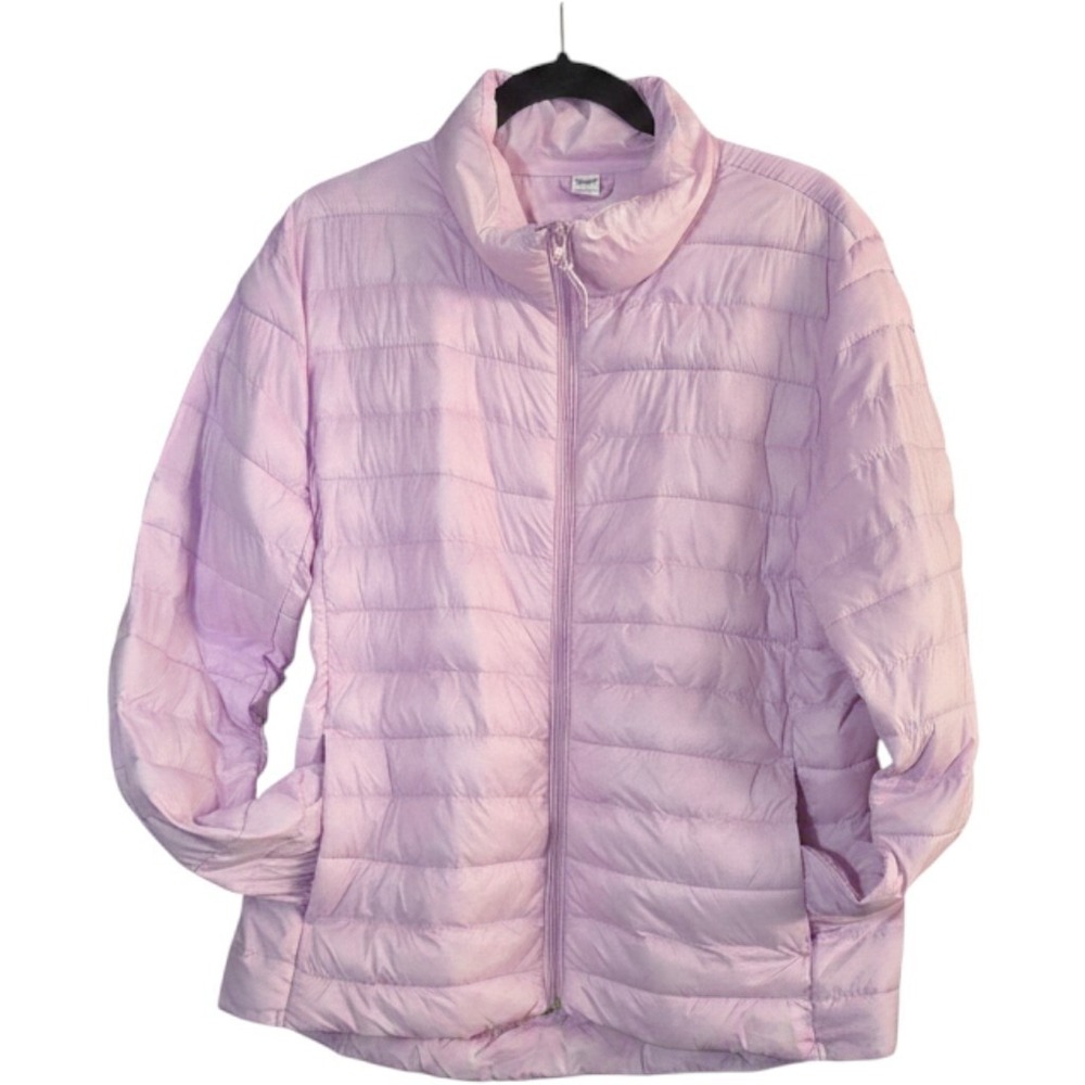 CONDENSABLE Old Navy XL Packable Puffer Jacket Lightweight Lavender Quilted XL